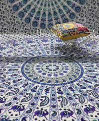 Elephant Mandala Tapestry Hippie Queen Bedspread Camel Bohemian Throw Bedding