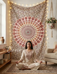 Hippie Mandala Tapestry Wall Hanging Bohemian Twin Bedspread Sofa Throw Coverlet Cluvve