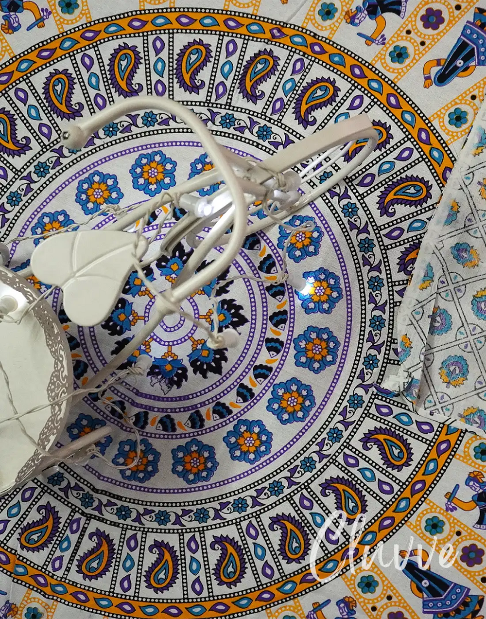 Indian Elephant Tapestry Boho Queen Bedspread Table Cover Sofa Throw