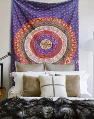 Twin Mandala Tapestry Bohemian Bedspread Hippie Wall Hanging Sofa Throw
